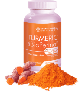 Turmeric with bioperine