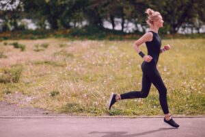 woman running