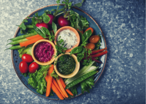 veggie snack & dips