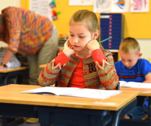 girl in school